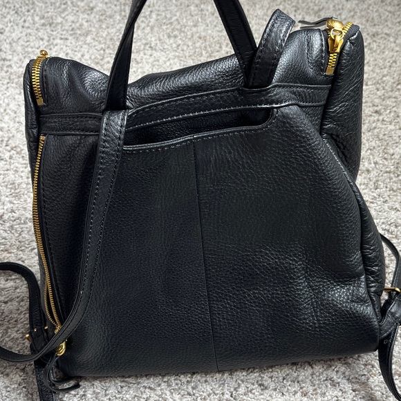 HOBO Black Leather Backpack - Picture 12 of 13